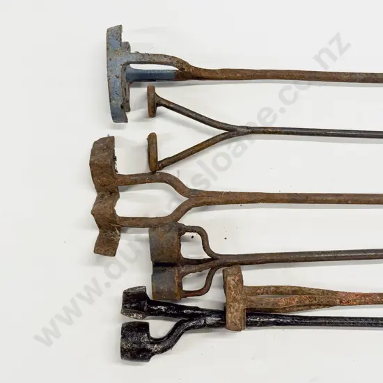 Six Branding Irons