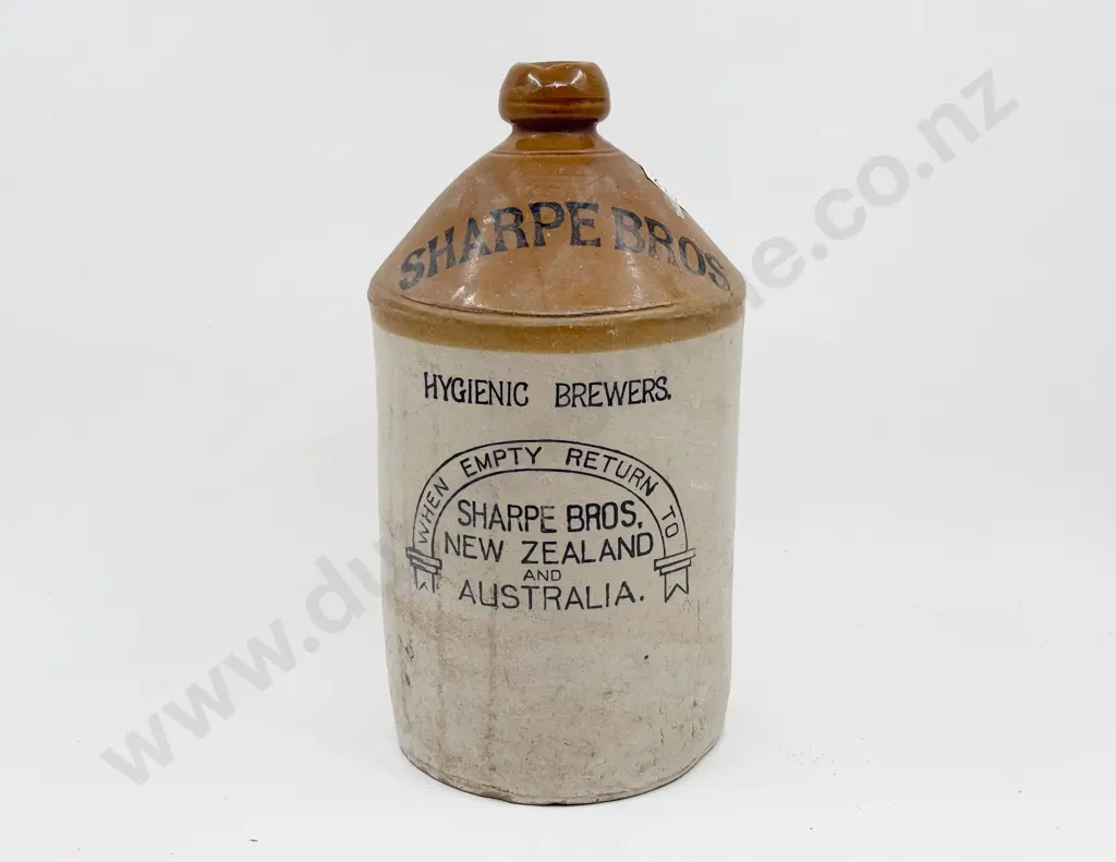 Sharpe Bros Stoneware  Flagon Image 1++