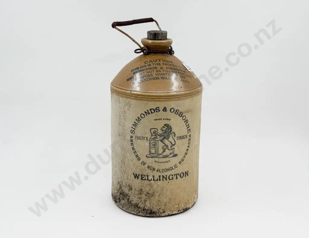 Simmonds & Osbourne Wellington Stoneware Flagon Image 1++