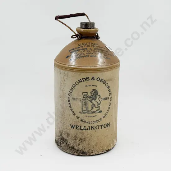 Simmonds & Osbourne Wellington Stoneware Flagon