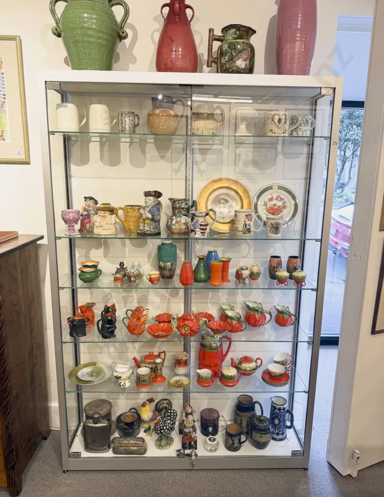 Glass Five Shelf Display Cabinet 181-2 x 120 x 30cm Image 1++