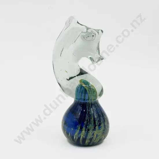 Mdina (Malta) Glass Seahorse Paperweight