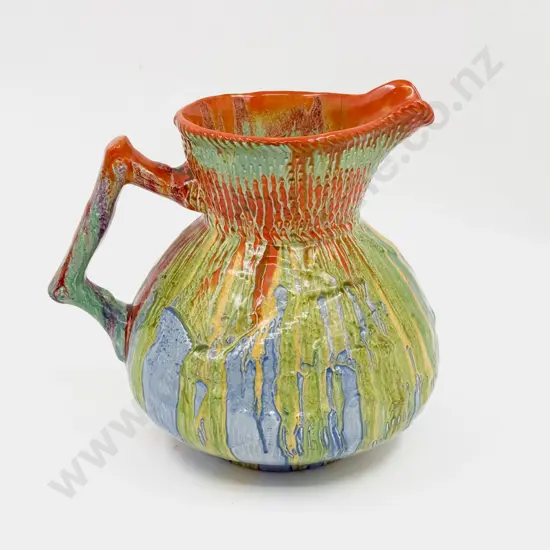 Clarice Cliff Bizarre Delecia Fish and Sea Weed Ewer