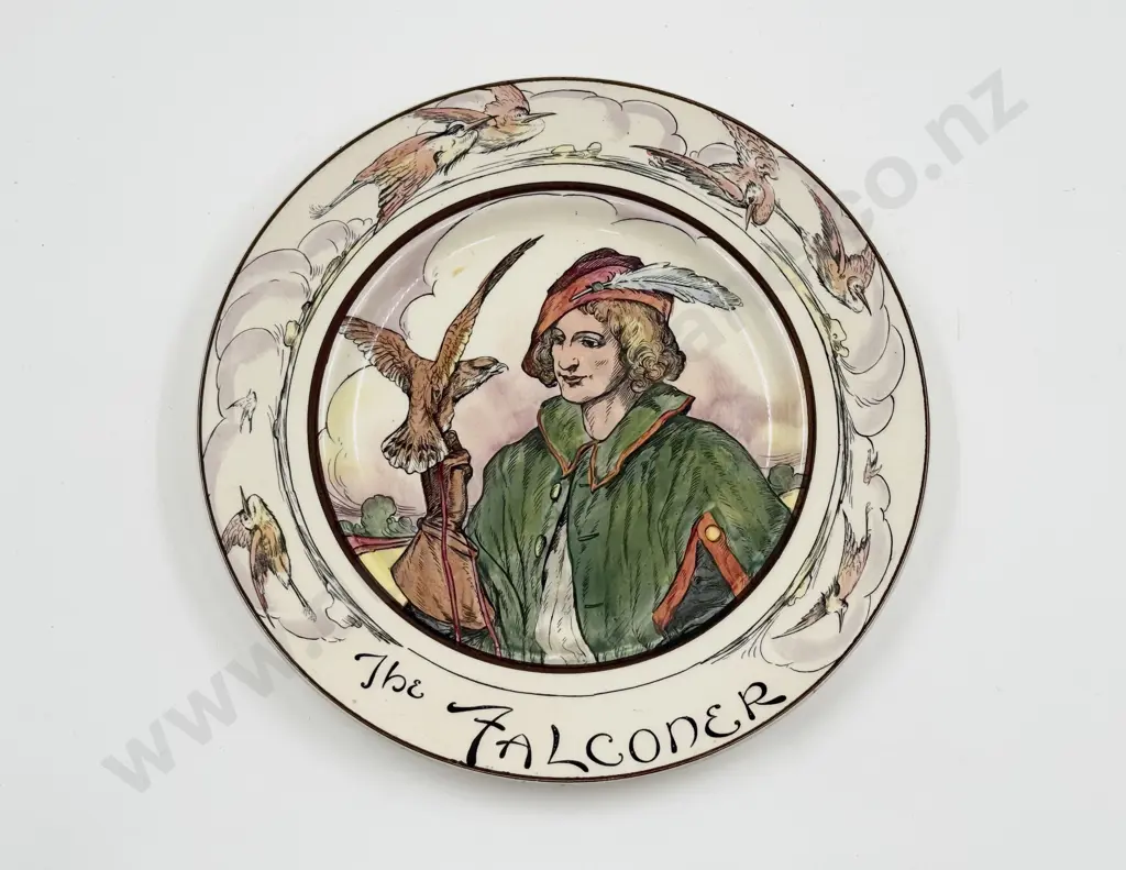 Six Royal Doulton Portrait Head Rack Plates Image 1++