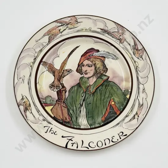 Six Royal Doulton Portrait Head Rack Plates