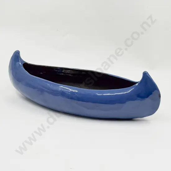 Early C20th CH Brannam of Barnstaple 'Canoe' Form Flower Trough/Planter