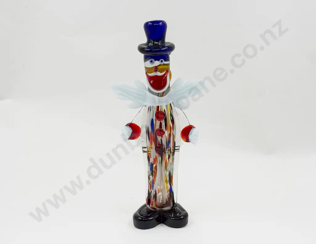 Mid C20th Murano Glass Clown Image 1++