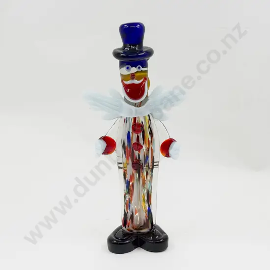 Mid C20th Murano Glass Clown