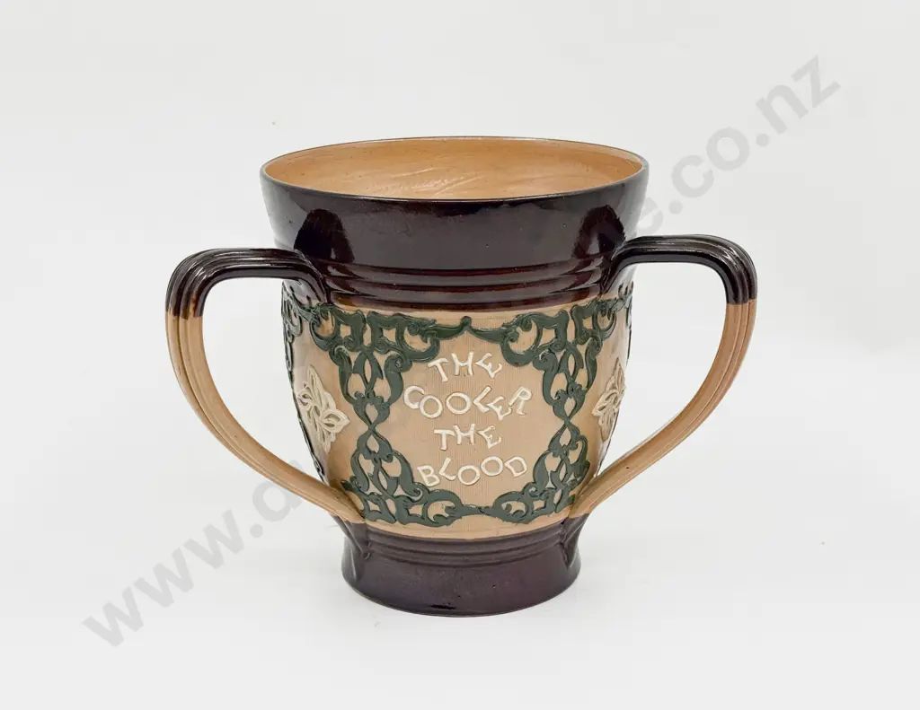 Doulton Lambeth Stoneware Loving Cup Image 1++