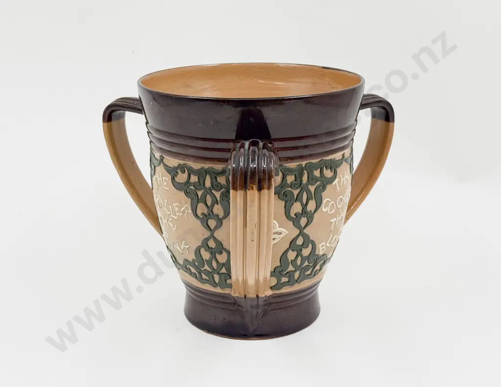 Doulton Lambeth Stoneware Loving Cup Image 1++