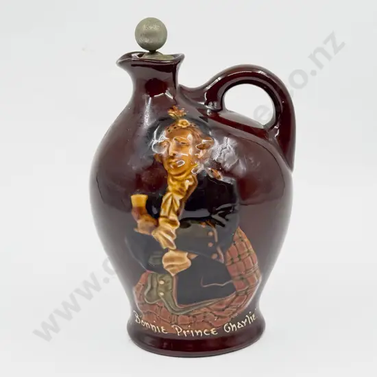 Royal Doulton for Dewar's Whisky Kingsware Bonny Prince Charlie Decanter with Stopper