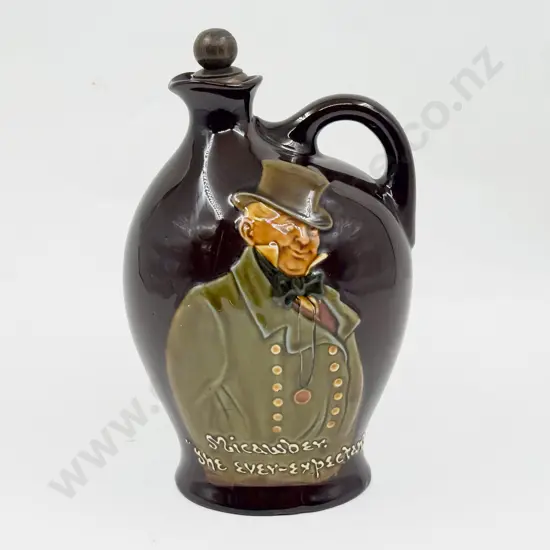 Royal Doulton for Dewar's Whisky Kingsware Micawber Decanter with Stopper