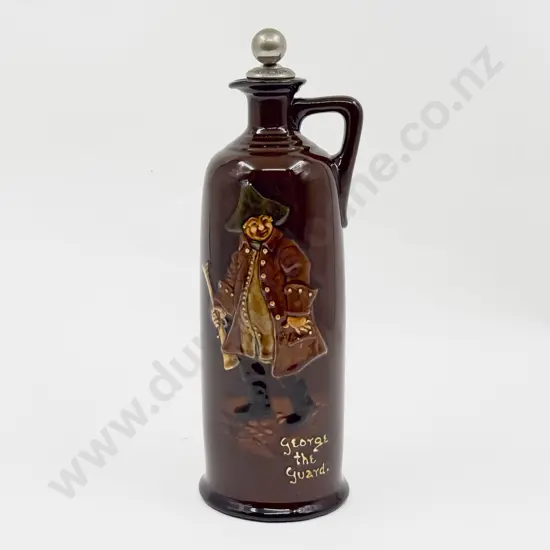 Royal Doulton for Dewar's Whisky Kingsware George The Guard Decanter with Stopper