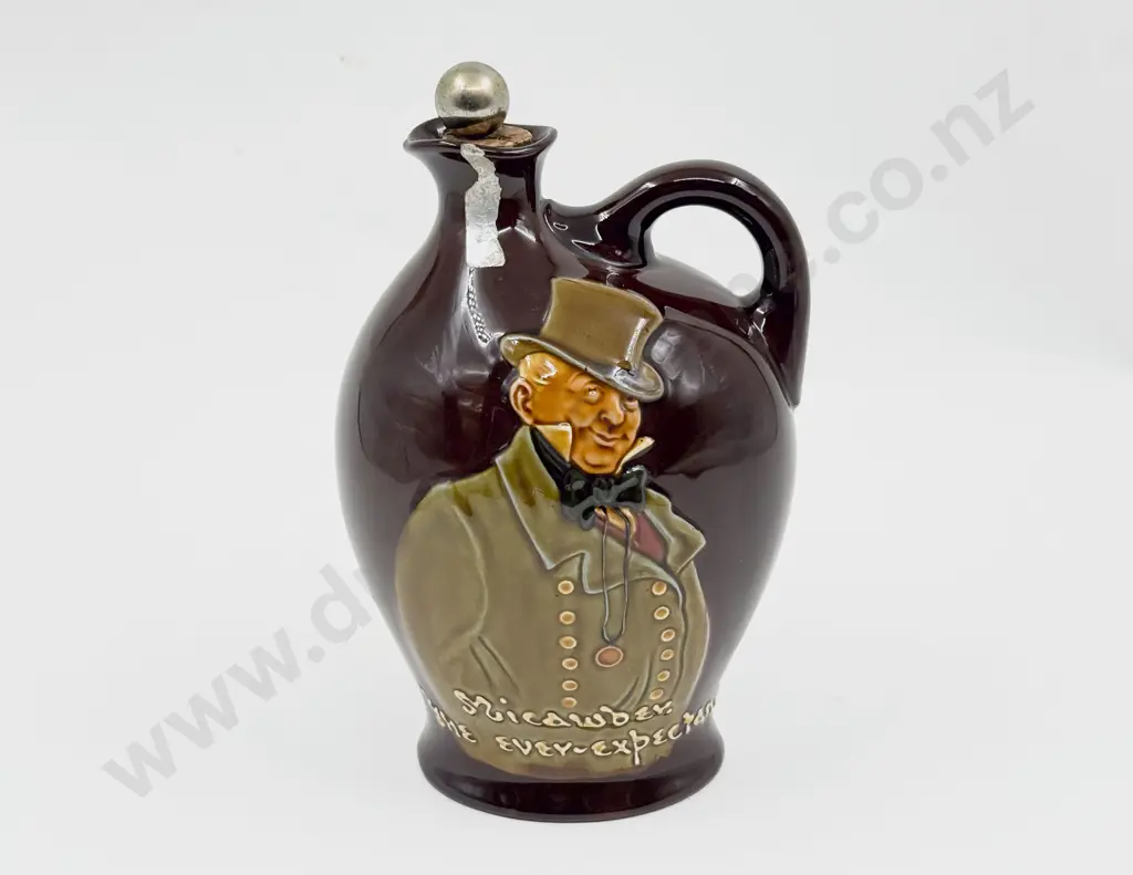 Royal Doulton for Dewar's Whisky Kingsware Micawber Decanter with Stopper Image 1++