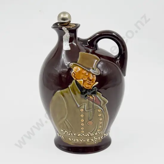 Royal Doulton for Dewar's Whisky Kingsware Micawber Decanter with Stopper