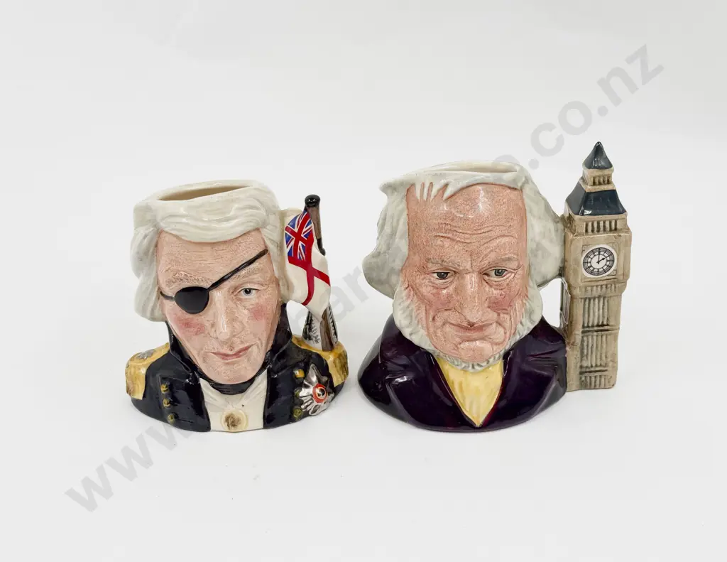 Two Royal Doulton Medium Character Jugs Image 1++