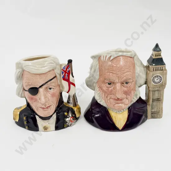 Two Royal Doulton Medium Character Jugs