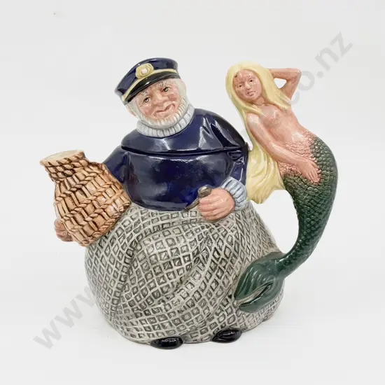 Royal Doulton Collectors Club Teapot Old Salt and Mermaid