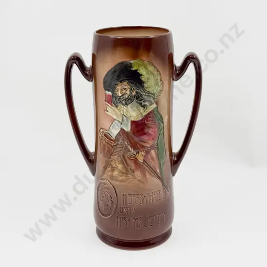 Royal Doulton Series Ware Handled Long Stemmed Vase