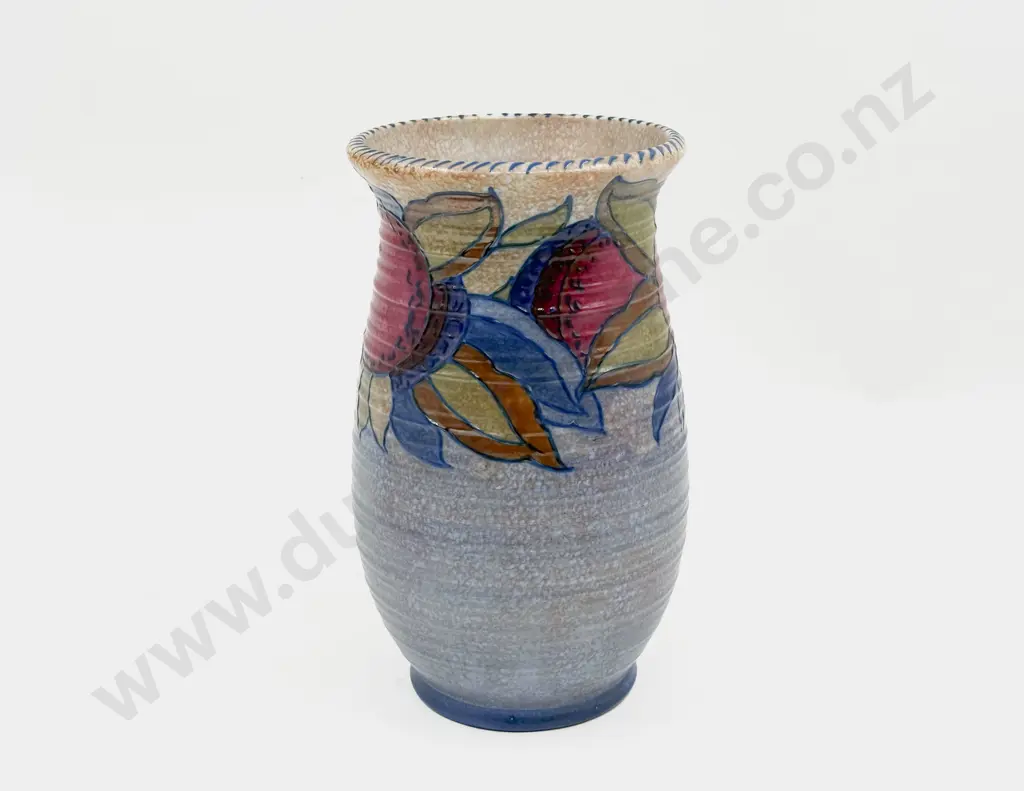 C1933/34 Charlotte Rhead Tube Lined Granada Pattern Vase Image 1++