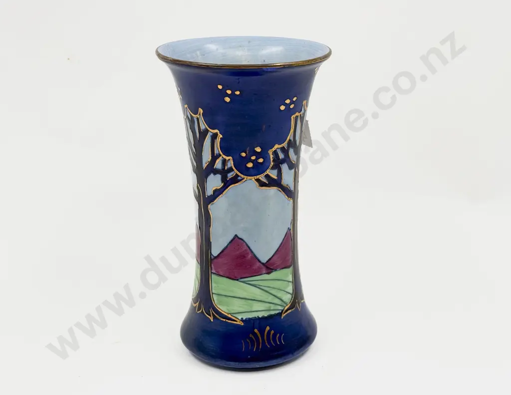 Charlotte Read Tube Lined Continuous Tree Landscape Vase Image 1++