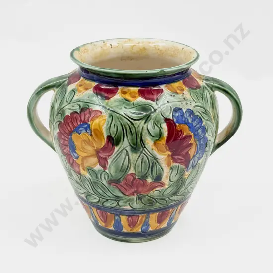 C1930's Beswick Venetian Pattern Handle Vase