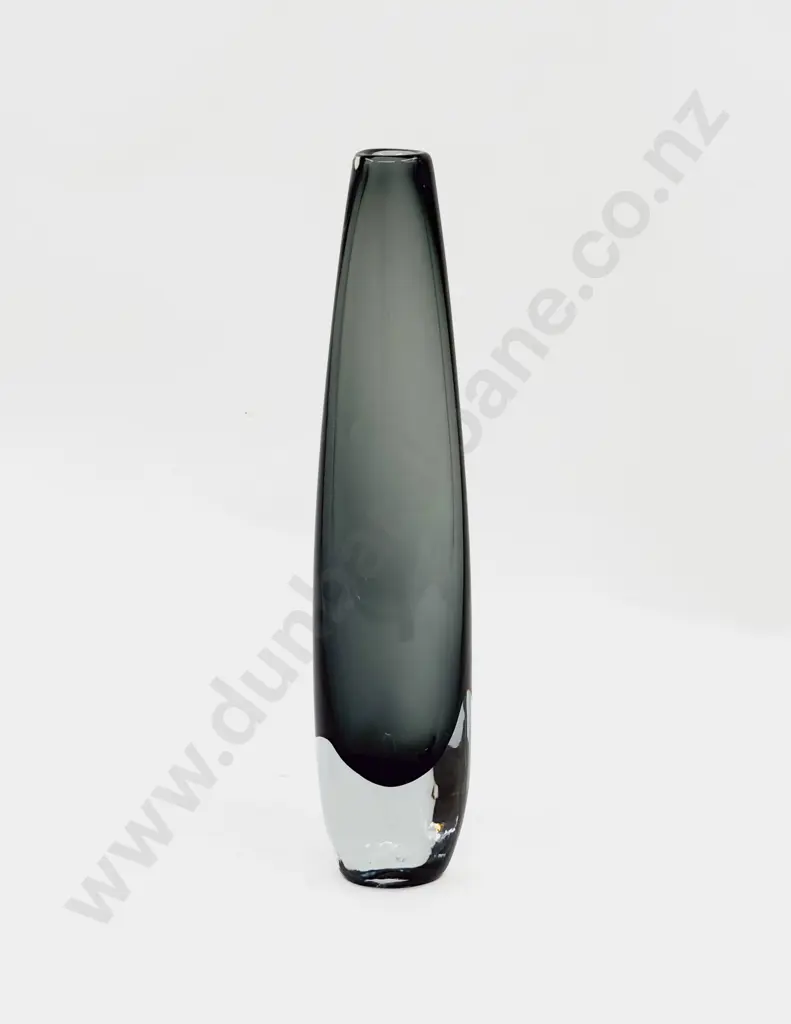 Gunnar Nylund Sweden for Strombergshyttan Sommerso Encased Vase Image 1++