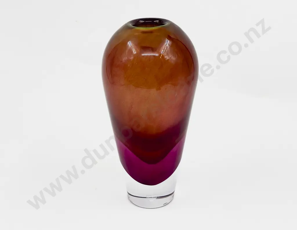 Orrefors Heavy Encased Layered Glass Vase Image 1++