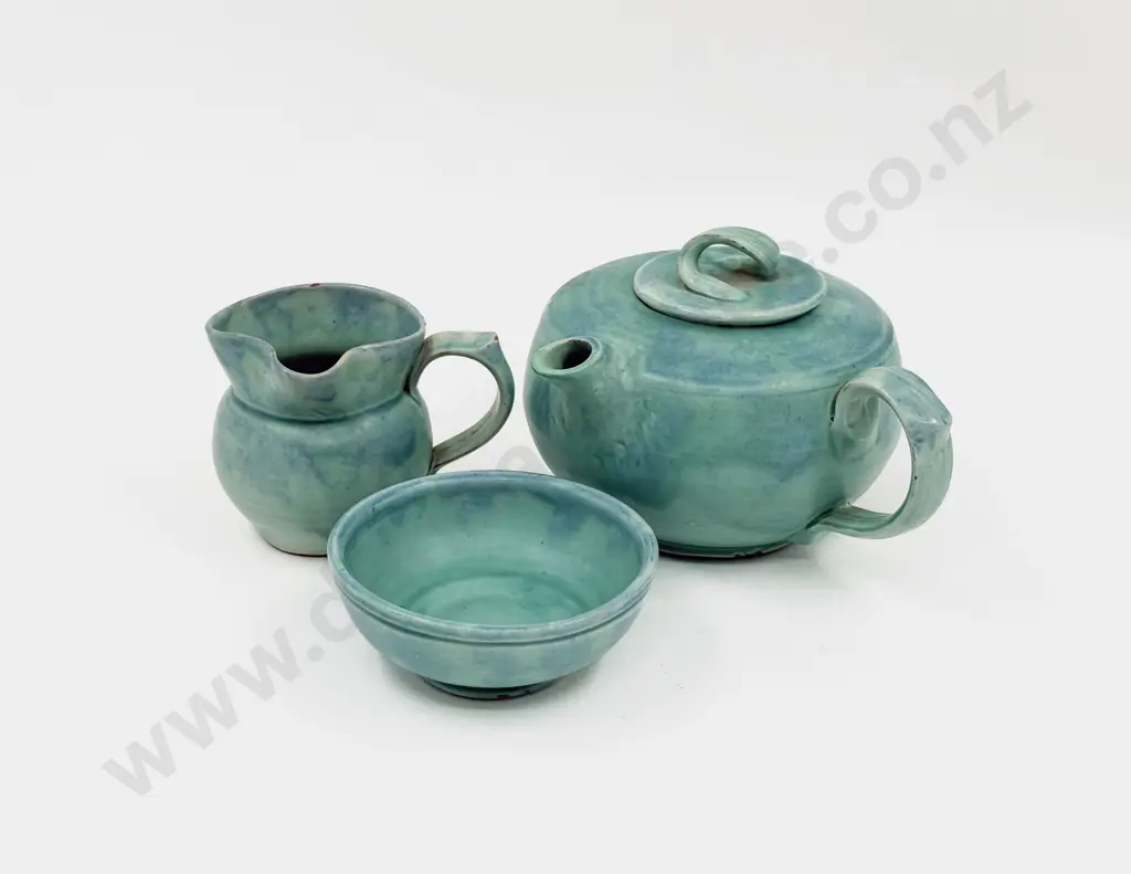 Barum Barnstaple 3pce Glazed Terracota Teaset Image 1++