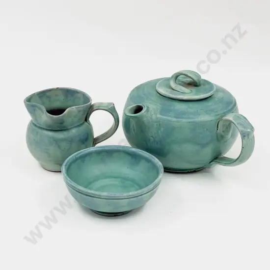 Barum Barnstaple 3pce Glazed Terracota Teaset