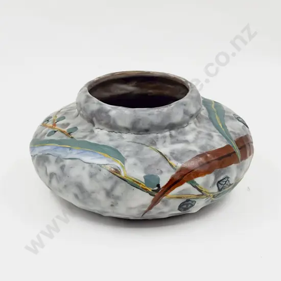 Louis Dage French (1885-1961) Art Deco Hand Pottered Painted Vase