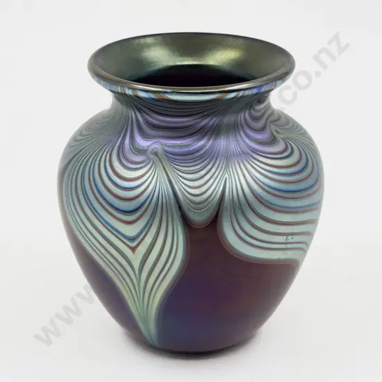 Okra '89 Iridescent Glass Vases