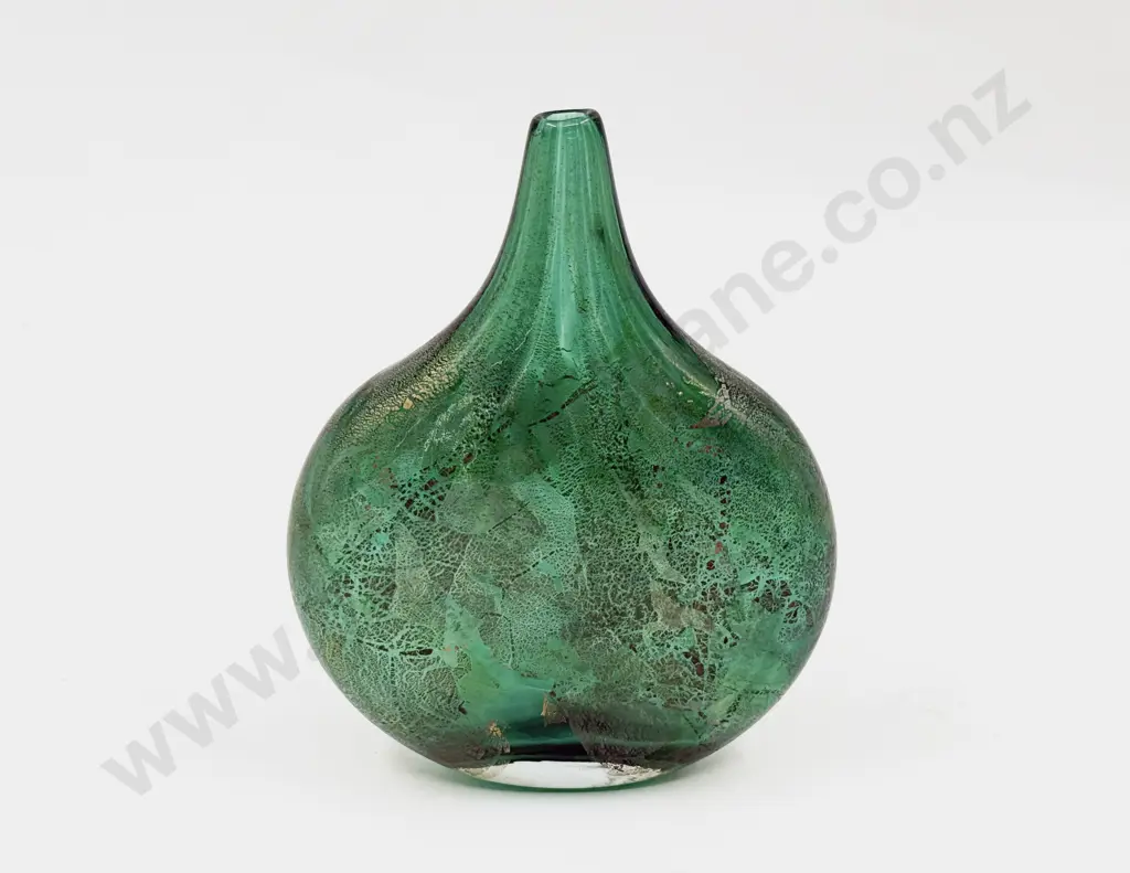 Isle of Wight Glass Moon Flask Specimen Vase Image 1++
