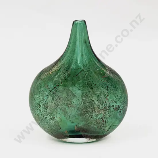 Isle of Wight Glass Moon Flask Specimen Vase
