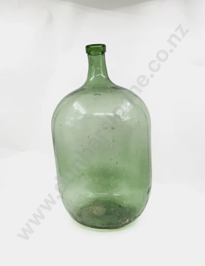 Old Large Bottle Green Carboy Image 1++
