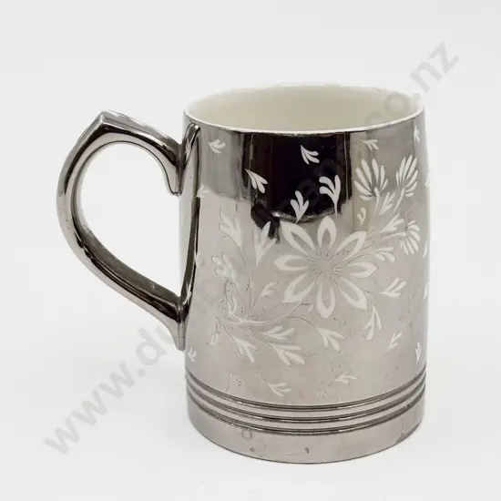 Wedgwood Keith Murray Silver Overlaid Mug