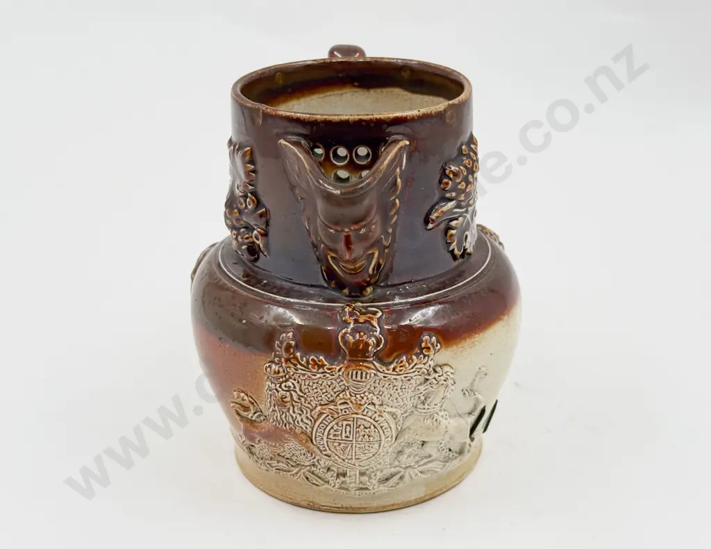 Md C19th Stoneware Queen Victoria & Prince Albert Wedding Commemorative Jug Image 1++