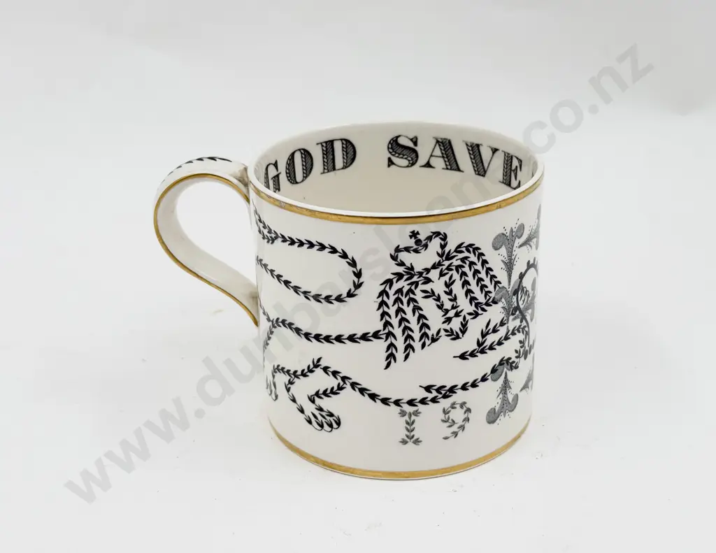 Wedgwood Designed by Richard Guyatt QEII Coronation Mug Image 1++