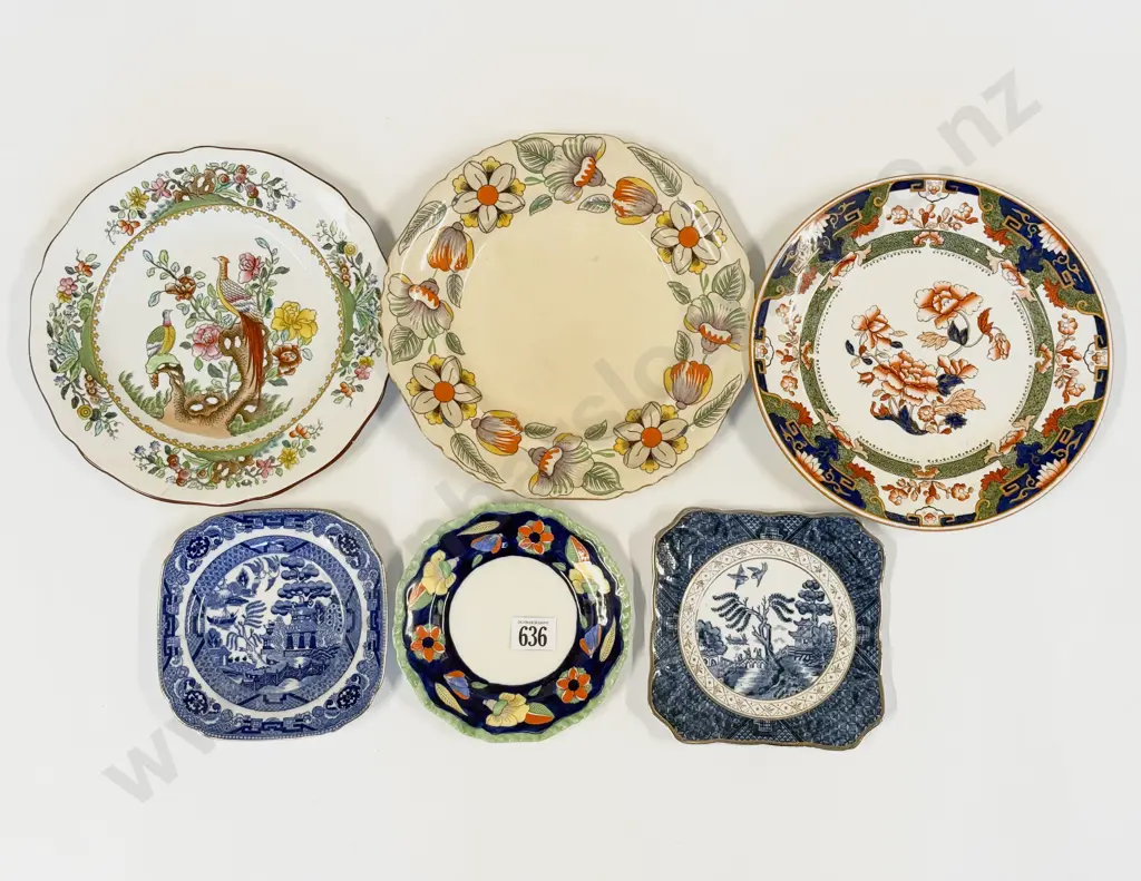 Six Assorted Plates & Dishes Image 1++