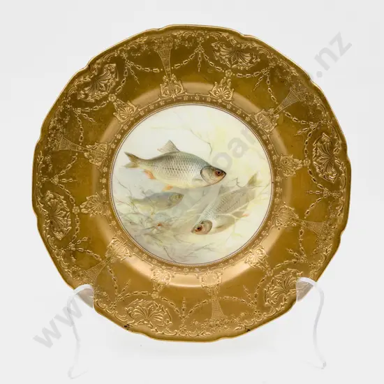 Royal Doulton Hand Painted Hancock Cabinet Plate