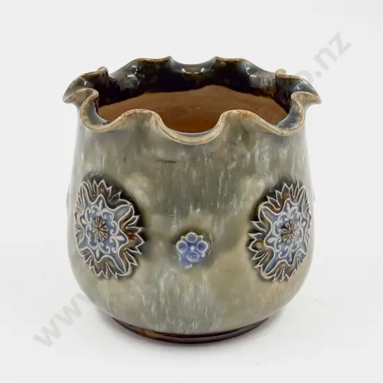 Royal Doulton Stoneware Art Nouveau Design Planter