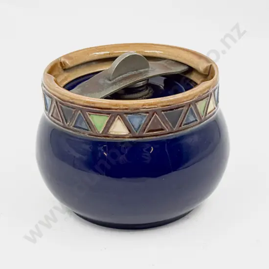 Royal Doulton Stoneware Arts & Crafts Design Tobacco Barrel