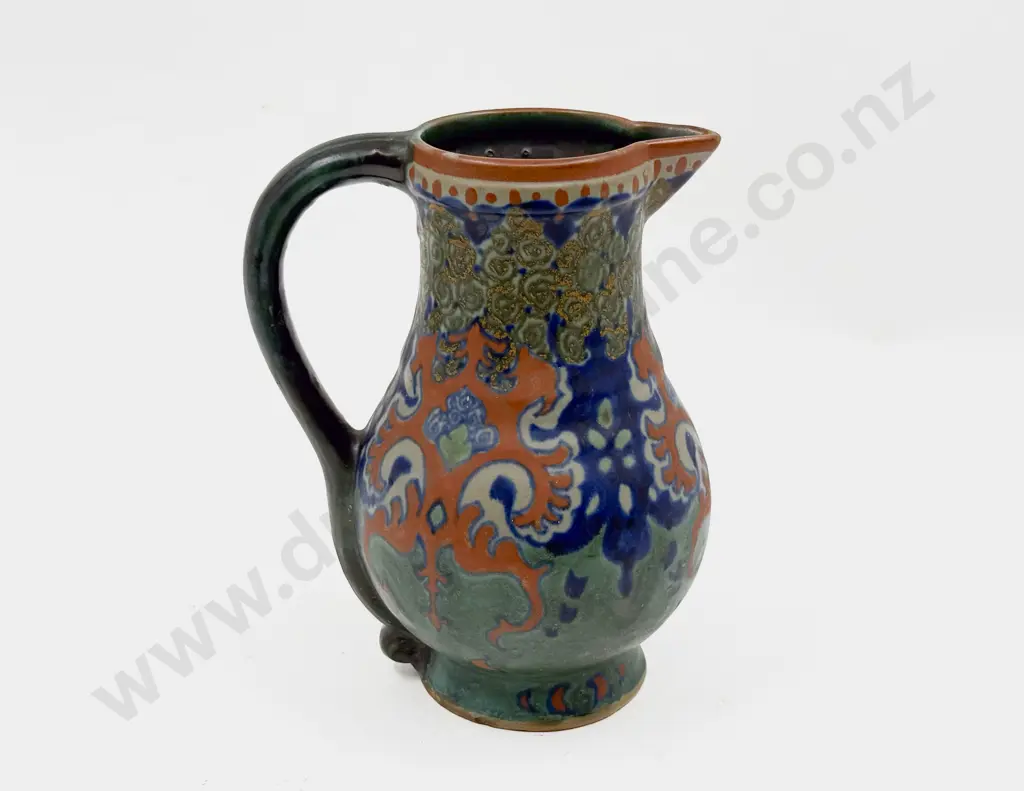 Early C20th Gouda Holland WESTLAND 1723 Ewer Image 1++