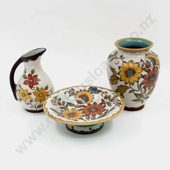 Early C20th Gouda Royal Zuid-Holland Fanny 3416 Vase