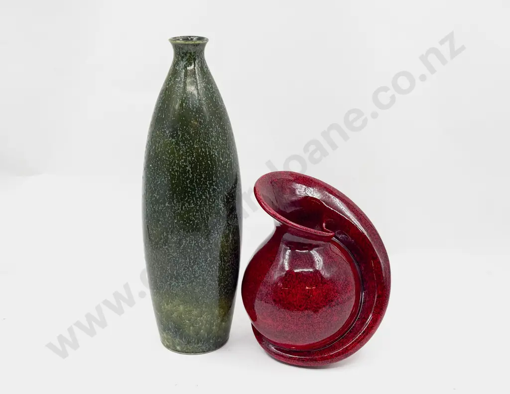 Large German Bottle Vase & Other Image 1++