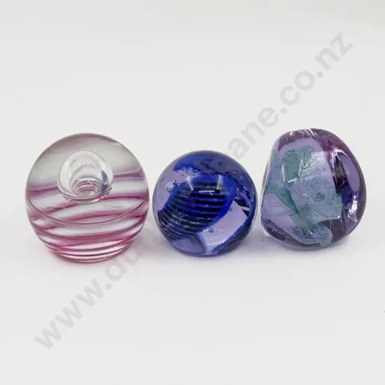 Three Various Caithness Paperweights