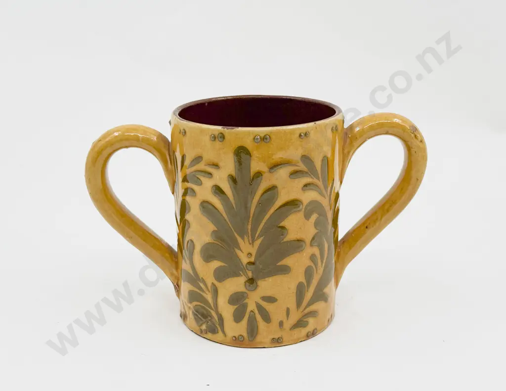 Exeter Pottery Motto Ware Loving Cup Image 1++