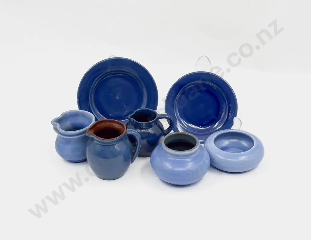 Seven Various Barum Small Pottery Pots Image 1++