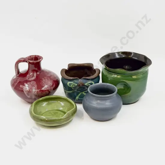 Five Pieces English Pottery