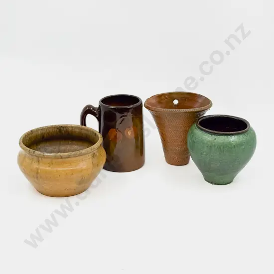 Four Pieces English Pottery